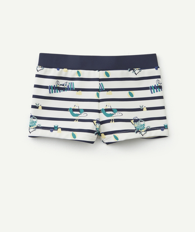 ECODESIGN radius - BABY BOYS' STRIPED SWIMMING TRUNKS IN RECYCLED FIBRES