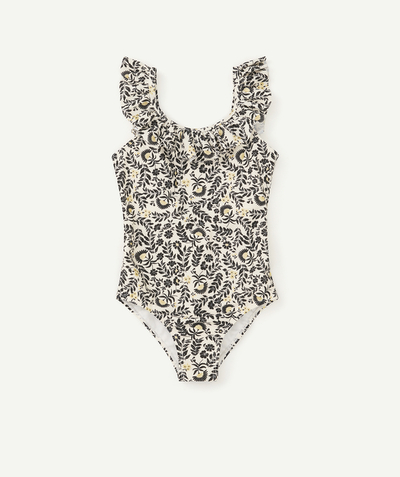 Fashion Tao Categories - GIRLS' ONE-PIECE SWIMSUIT WITH RUFFLES