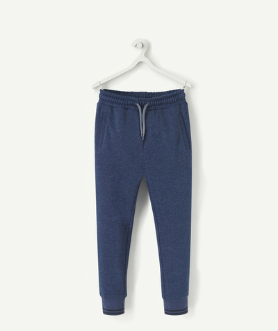 ECODESIGN radius - BOYS' BLUE JOGGERS IN RECYCLED COTTON
