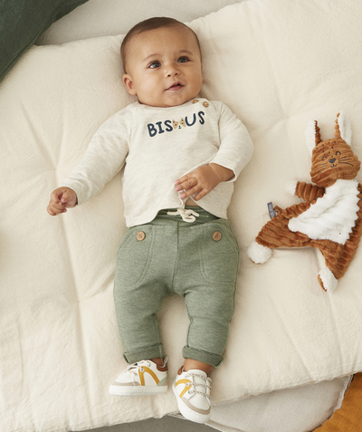 Baby Boys Marl Stripe Long Sleeved Bodyvest & Leggings Outfit 0-9 Months 