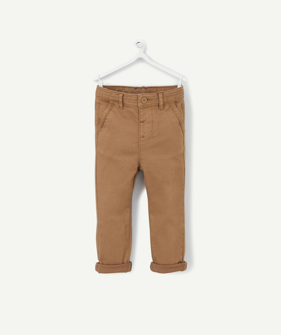 Baby-boy radius - CAMEL CHINO TROUSERS IN COTTON
