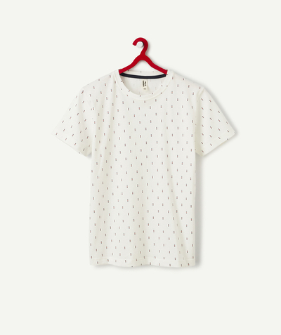 T-shirt  radius - BOYS' PRINTED ORGANIC COTTON T-SHIRT