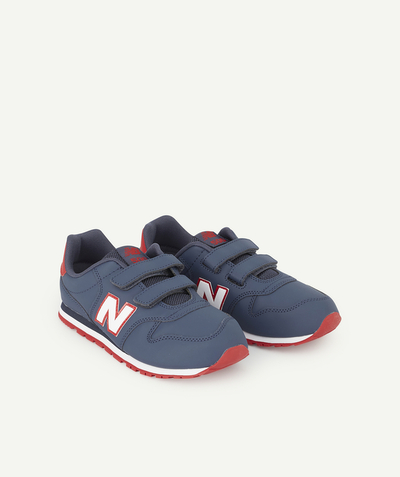 Teen boys' clothing radius - 500 NAVY BLUE AND RED TRAINERS