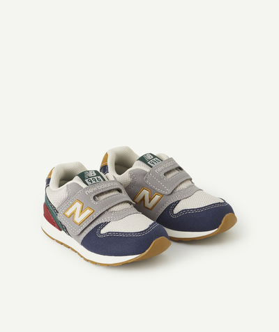 Shoes radius - 996 GREY AND COLOURED TRAINERS WITH HOOK AND LOOP FASTENINGS