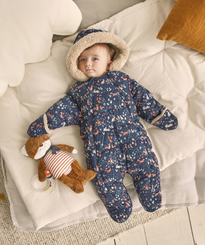 Sleep bag - Playsuit - Pramsuits family - PRINTED UNISEX ALL-IN-ONE IN RECYCLED PADDING