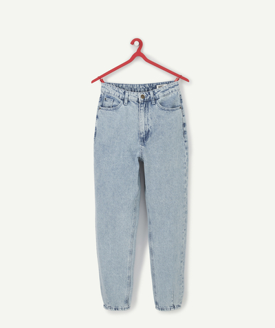 Jeans radius - GIRLS' VINTAGE STYLE MOM LESS WATER DENIM JEANS