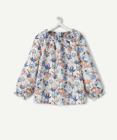 Back to school collection radius - BABY GIRLS' COLOURED BLOUSE WITH A SAVANNA PRINT