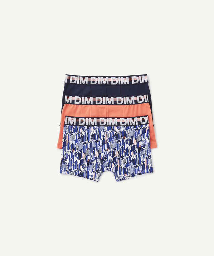 DIM ® Sub radius in - PACK OF THREE COLOURFUL AND PRINTED BOXER SHORTS
