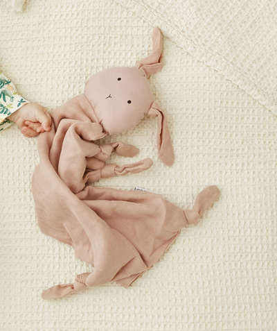 Pomysły na prezent dla niemowlaka Rayon - RÓŻOWA PRZYTULANKA Z BAWEŁNY EKOLOGICZNEJ