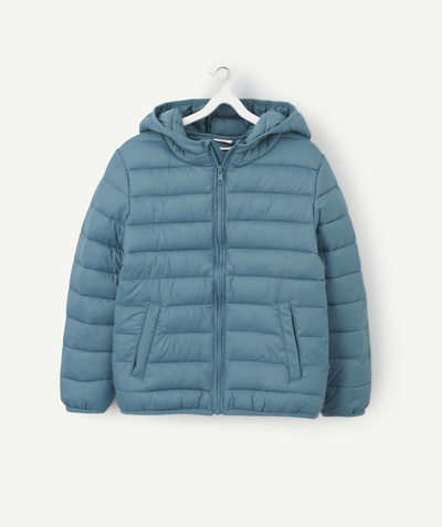 Original Days radius - BOYS' BLUE QUILTED PADDED JACKET IN RECYCLED PADDING