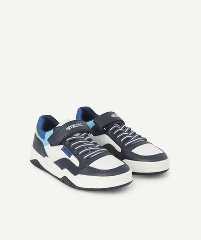 Shoes, booties radius - BOYS' BLUE COLOUR BLOCK TRAINERS