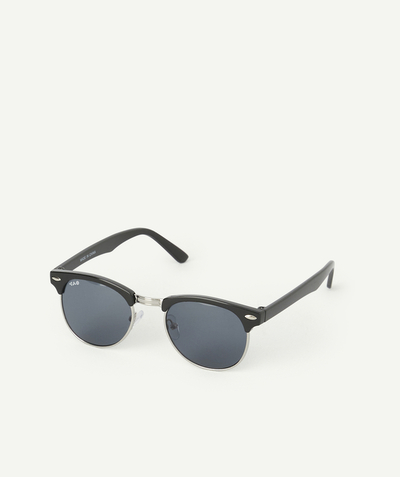 Sunglasses Tao Categories - BOYS' OVAL-SHAPED BLACK UV3 SUNGLASSES