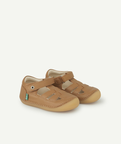 Shoes, booties radius - BABIES' SUSHY SANDALS IN LIGHT CAMEL LEATHER