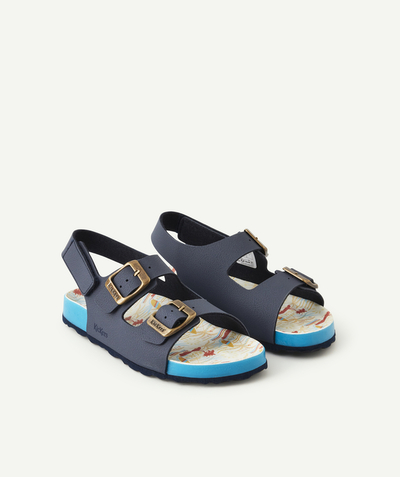 Sandals - moccasins radius - BOYS' SUNYVA NAVY BLUE SURF SANDALS