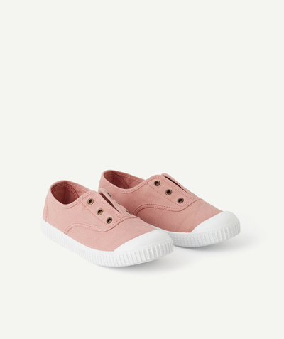 Baby-girl radius - PINK RECYCLED FIBERS CANVAS SHOES