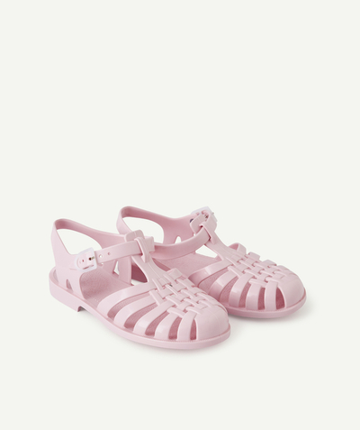 Shoes radius - GIRLS' MÉDUSE PALE PINK JELLY SANDALS