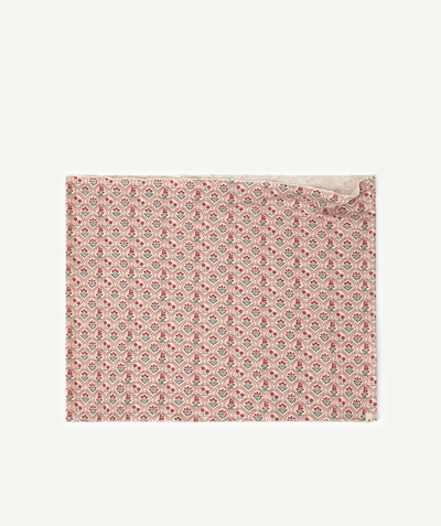 Accessories radius - GIRLS' SNOOD IN RECYCLED FIBERS WITH A FLORAL PRINT