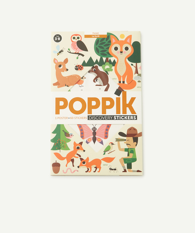 POPPIK ® radius - POSTER WITH FOREST STICKERS 3-8 YEARS