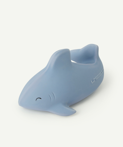 Explore and learn games and books Tao Categories - BLUE SHARK BATH TOY IN NATURAL RUBBER