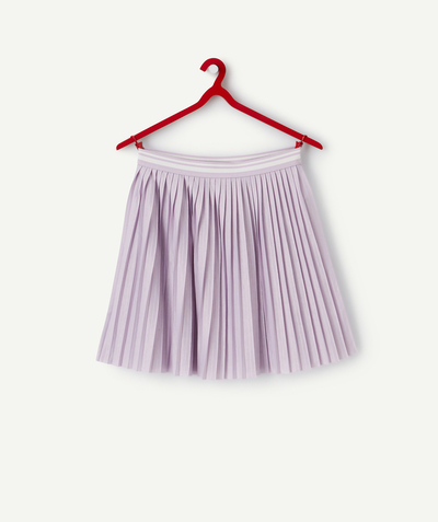 Skirt radius - GIRLS' SHORT PLEATED SKIRT
