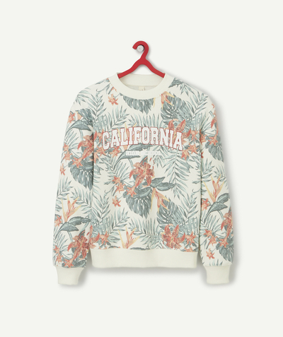 New collection Sub radius in - BOYS' CALIFORNIA THEME SWEATSHIRT IN RECYCLED FIBRES
