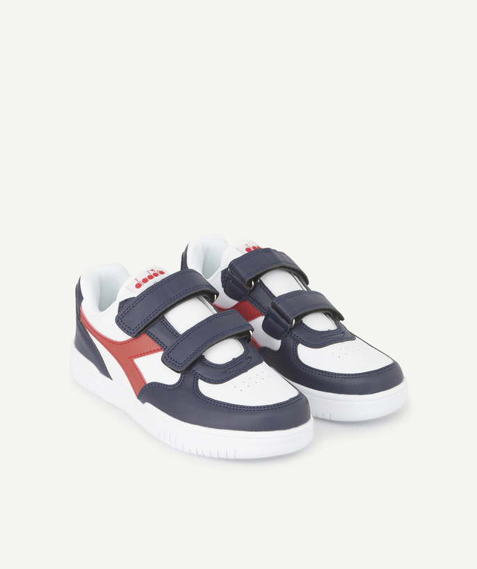 Boys radius - RAPTOR LOW PS  BLUE AND RED TRAINERS