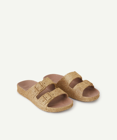 20% off ALL sandals* Tao Categories - TRANCOSO GOLD SPARKLING SANDALS