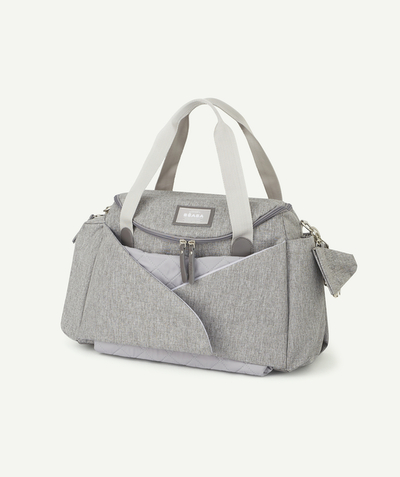 Maternity bag radius - SYDNEY GREY MARL BAG