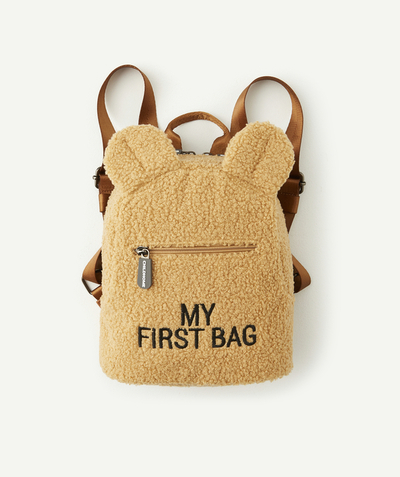 Baby-boy radius - MY FIRST BEIGE TEDDY BAG