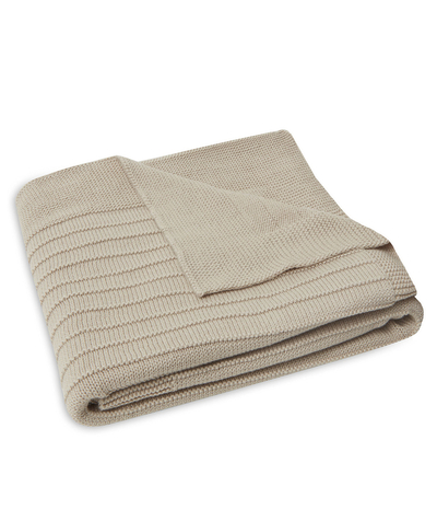 Accessories radius - NOUGAT KNITTED BLANKET 75 x 100