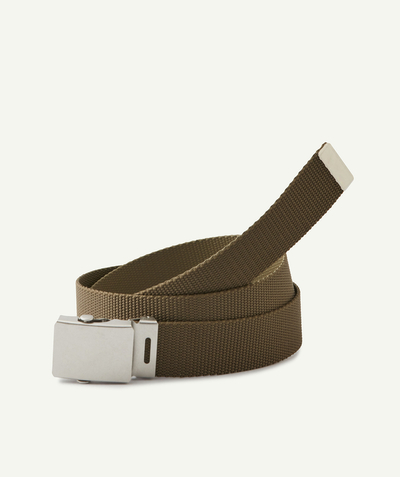 New collection Sub radius in - BOYS' KHAKI BELT WITH A METAL FASTENING