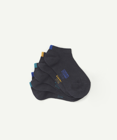 DIM ® Sub radius in - PACK OF FIVE PAIRS OF NAVY BLUE SOCKETTES