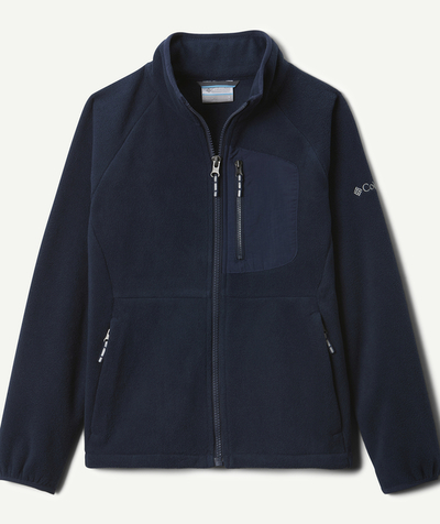 All collection Sub radius in - BOYS' NAVY BLUE FAST TREK III FLEECE PULLOVER WITH A ZIP