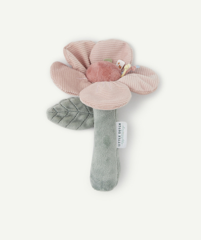 Explore And Learn games and books Tao Categories - PINK FLOWER RATTLE