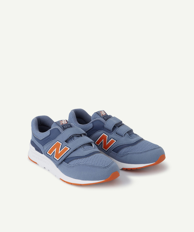 Shoes, booties radius - BLUE 997H TRAINERS WITH ORANGE DETAILS