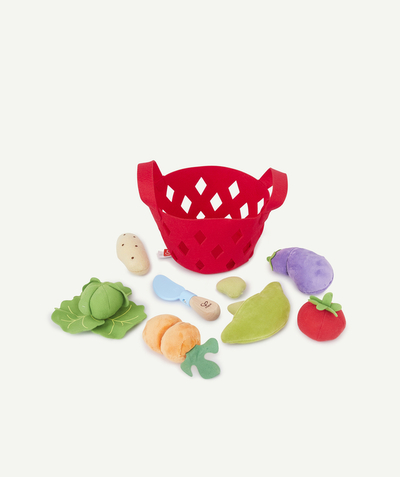 Explore and learn games and books Tao Categories - FELT VEGETABLE BASKET