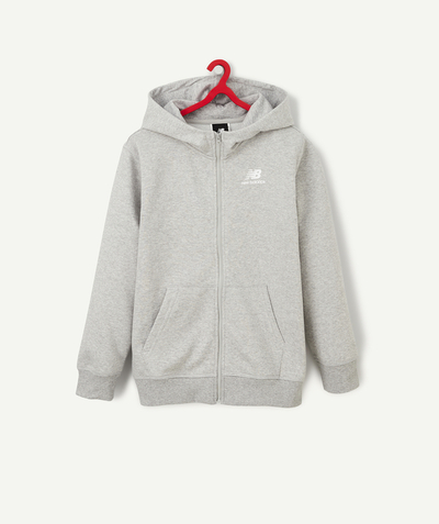 New collection Sub radius in - BOYS' GREY ESSENTIALS HOODIE WITH A ZIP