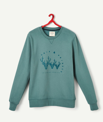 Fille Rayon - LE SWEAT VERT ADULTE FAMILLE