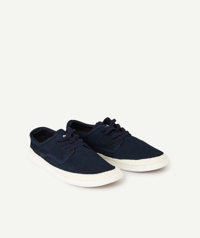 Boy radius - LOW SNEAKERS IN CORD AND SUEDE LEATHER