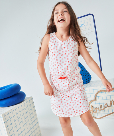 ECODESIGN radius - GIRLS NIGHTDRESS IN ORGANIC COTTON WITH A FLORAL PRINT