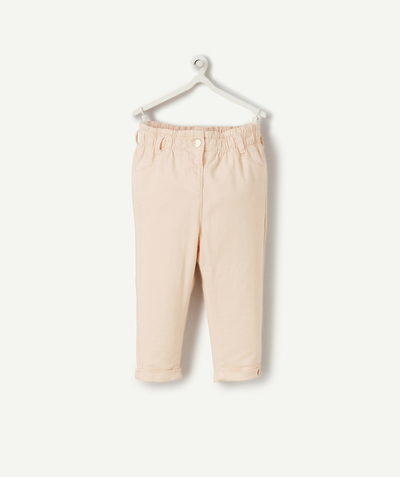 Trousers radius - BABY GIRLS' PINK RELAXED TROUSERS