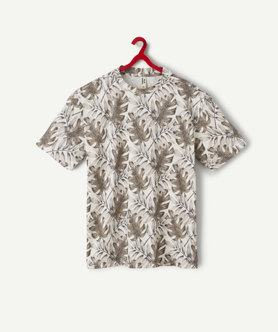 T-shirt  radius - BOYS' LEAF PRINT T-SHIRT