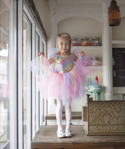 Carnival Tao Categories - RAINBOW FAIRY DRESS WITH WINGS