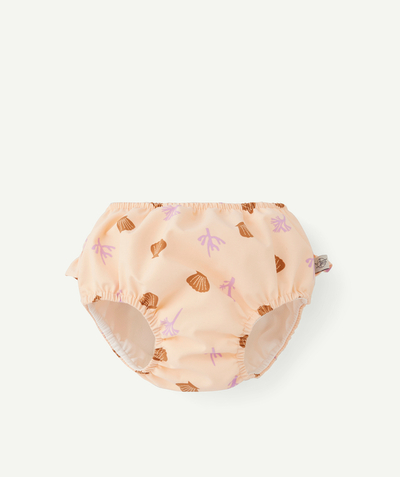 Beach collection radius - PINK SWIM NAPPY WITH A CORAL AND PEACH THEME