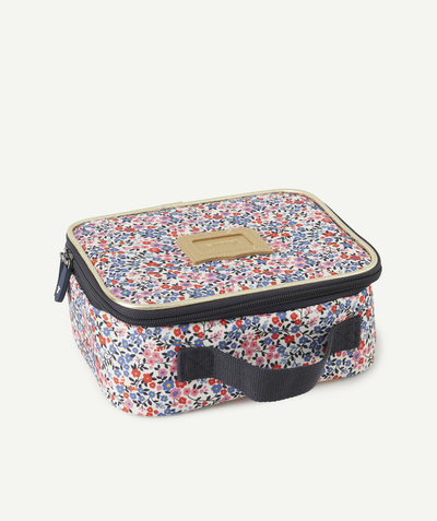 Back to school equipment Tao Categories - ANTONIA BLUE AND FLORAL PRINT LUNCH BOX