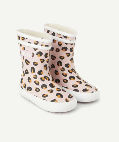 AIGLE ® Afdeling,Afdeling - BABY GIRLS' BABY FLAC LEOPARD BOOTS
