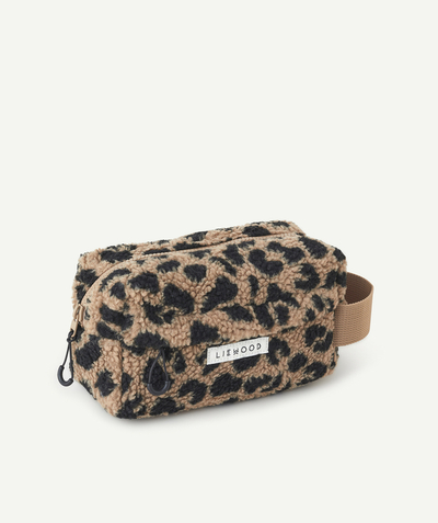 Baby-boy radius - LEOPARD PRINT SHERPA BAG IN RECYCLED FIBRES