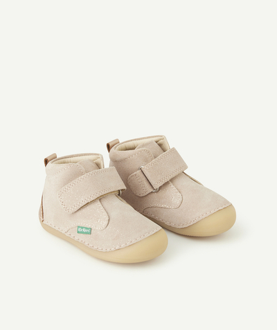 KICKERS ® Afdeling,Afdeling - SABIO CHAMPAGNE-COLOURED SHOES FOR BABY GIRLS