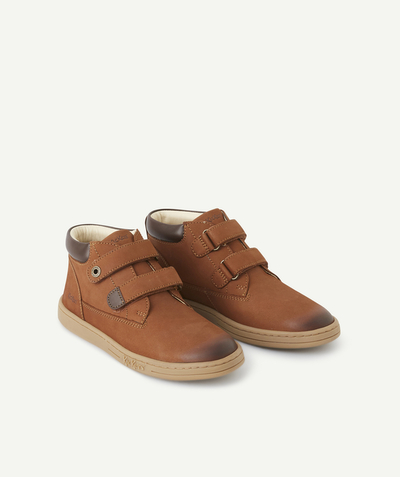 KICKERS ® Afdeling,Afdeling - BOYS' BROWN TACKEASY SHOES