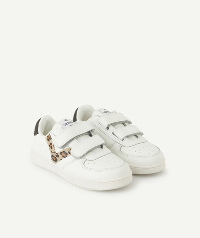 Marques Categories Tao - BASKETS BLANCHES FILLE LOGO LÉOPARD